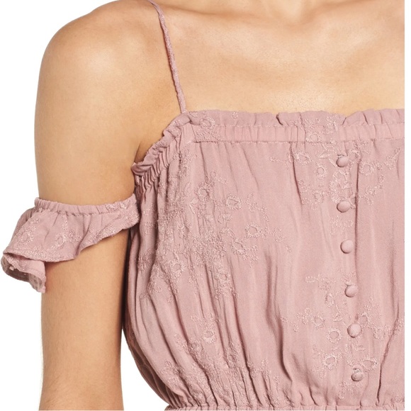 Lost + Wander Romantic Boho Rose Ruffled Dress - Picture 5 of 7